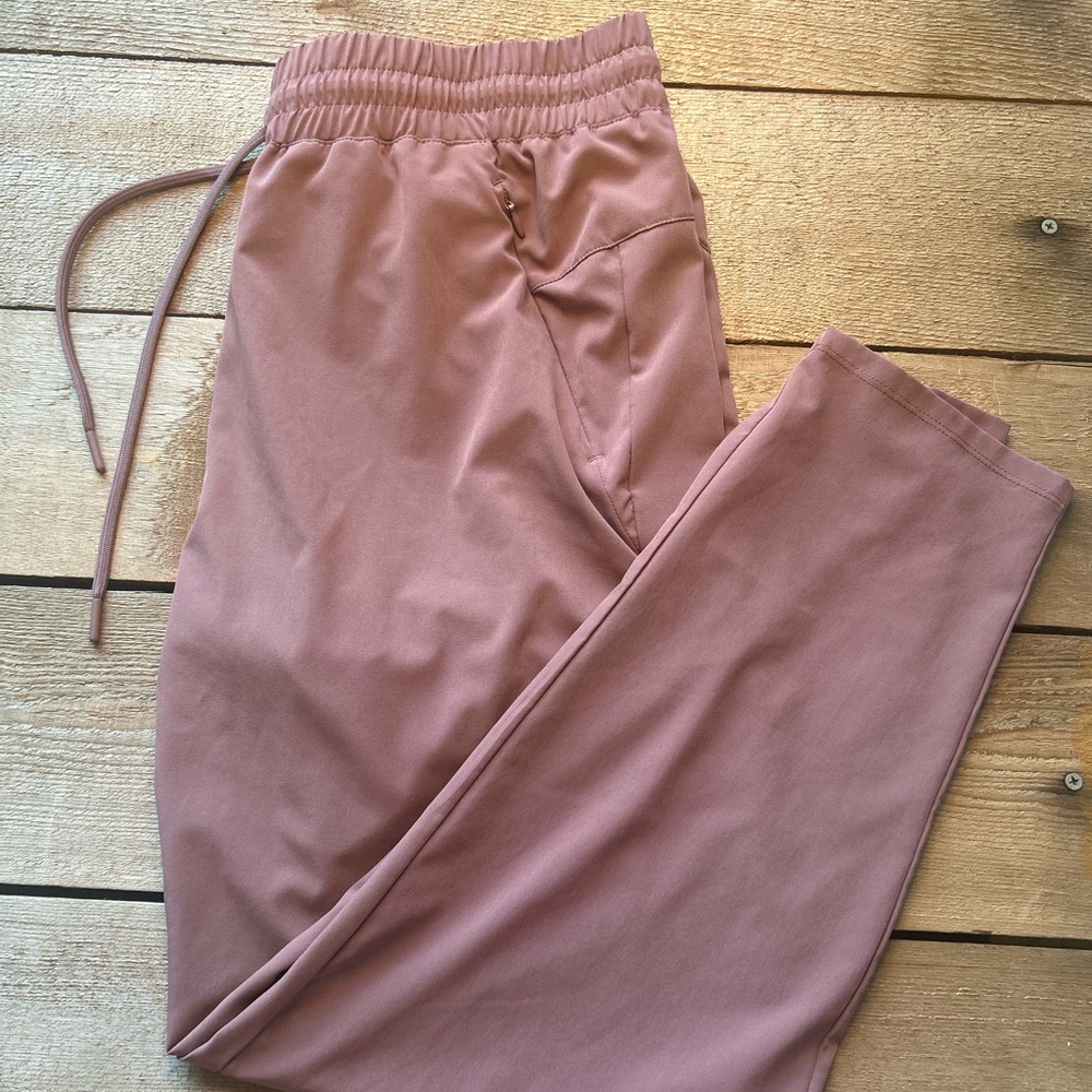 MTA Sport Rose Pink Sweatpants Relaxed Fit Elastic Waist